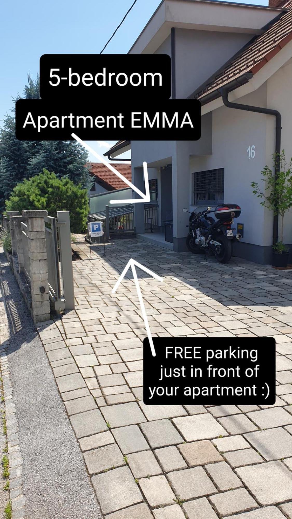 Apartment Emma Ljubljana - Free Parking, Ac, Wifi Esterno foto